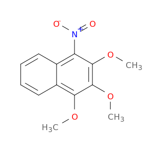 Naphthalene, 1,2,3-trimethoxy-4-nitro-