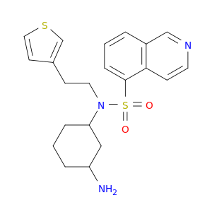 5-Isoquinolinesulfonamide, N-(3-aminocyclohexyl)-N-[2-(3-thienyl)ethyl]-