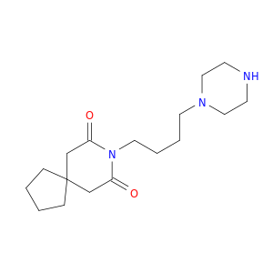 8-Azaspiro[4.5]decane-7,9-dione, 8-[4-(1-piperazinyl)butyl]-