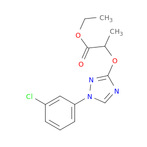 Propanoic acid,2-[[1-(3-chlorophenyl)-1H-1,2,4-triazol-3-yl]oxy]-, ethyl ester