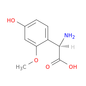 Benzeneacetic acid, a-amino-4-hydroxy-2-methoxy-, (R)-(9CI)