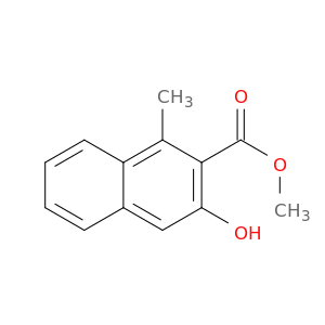 2-Naphthalenecarboxylic acid, 3-hydroxy-1-methyl-, methyl ester