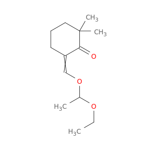 Cyclohexanone, 6-[(1-ethoxyethoxy)methylene]-2,2-dimethyl-