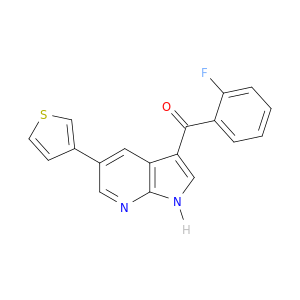 Methanone, (2-fluorophenyl)[5-(3-thienyl)-1H-pyrrolo[2,3-b]pyridin-3-yl]-