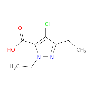 4-CHLORO-1,3-DIETHYL-1H-PYRAZOLE-5-CARBOXYLIC ACID