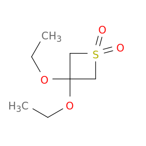 Thietane,3,3-diethoxy-, 1,1-dioxide