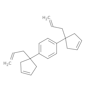 Benzene, 1,4-bis[1-(2-propenyl)-3-cyclopenten-1-yl]-