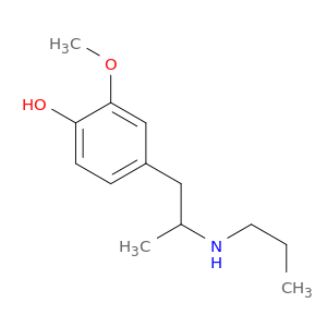 Phenol, 2-methoxy-4-[2-(propylamino)propyl]-