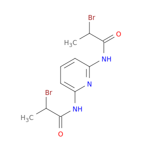Propanamide, N,N'-2,6-pyridinediylbis[2-bromo-