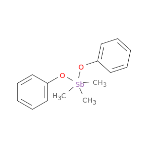 Antimony, trimethyldiphenoxy-