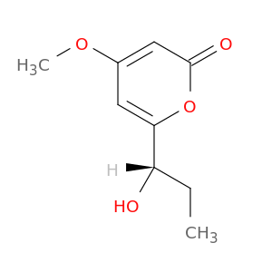 2H-Pyran-2-one, 6-[(1S)-1-hydroxypropyl]-4-methoxy-