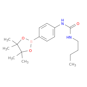 4-(3-丁基脲)苯基硼酸频那醇酯