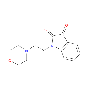 1H-Indole-2,3-dione, 1-[2-(4-morpholinyl)ethyl]-