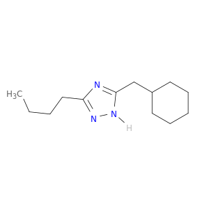 1H-1,2,4-Triazole, 3-butyl-5-(cyclohexylmethyl)-