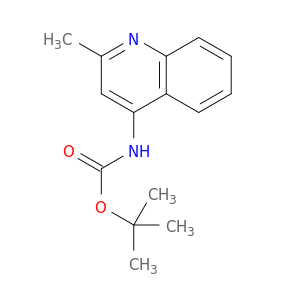 Carbamic acid, (2-methyl-4-quinolinyl)-, 1,1-dimethylethyl ester
