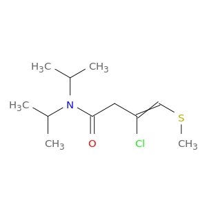 3-Butenamide, 3-chloro-N,N-bis(1-methylethyl)-4-(methylthio)-