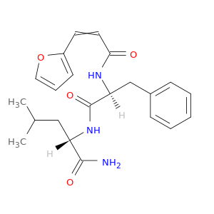 L-Leucinamide, N-[3-(2-furanyl)-1-oxo-2-propenyl]-L-phenylalanyl-
