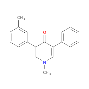 4(1H)-Pyridinone, 2,3-dihydro-1-methyl-3-(3-methylphenyl)-5-phenyl-