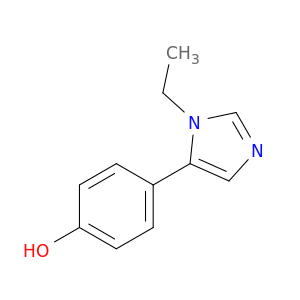 Phenol, 4-(1-ethyl-1H-imidazol-5-yl)-