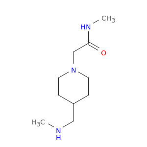 N-methyl-2-{4-[(methylamino)methyl]piperidin-1-yl}acetamide