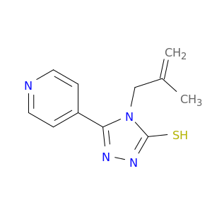 4-(2-Methylprop-2-en-1-yl)-5-(pyridin-4-yl)-4H-1,2,4-triazole-3-thiol