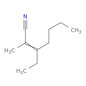 2-Heptenenitrile, 3-ethyl-2-methyl-