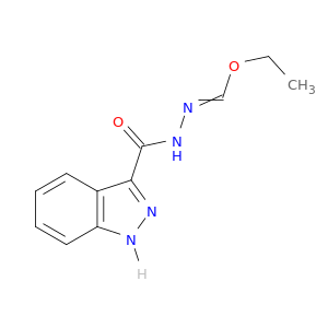 1H-吲唑-3-羧酸,2-(乙醇亚甲基)酰肼