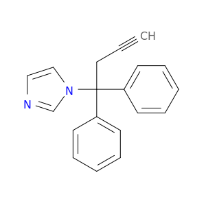1H-Imidazole, 1-(1,1-diphenyl-3-butynyl)-