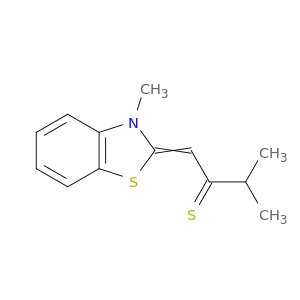 2-BUTANETHIONE, 3-METHYL-1-(3-METHYL-2(3H)-BENZOTHIAZOLYLIDENE)-