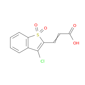 3-(3-Chloro-1,1-dioxo-1lambda6-benzothiophen-2-yl)prop-2-enoic Acid
