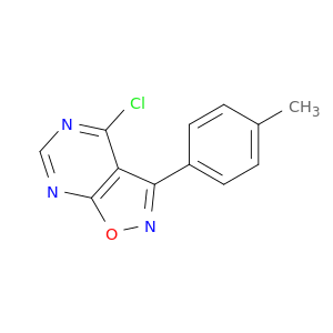 Isoxazolo[5,4-d]pyrimidine, 4-chloro-3-(4-methylphenyl)-