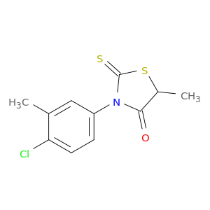 4-Thiazolidinone,3-(4-chloro-3-methylphenyl)-5-methyl-2-thioxo-