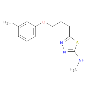 1,3,4-Thiadiazol-2-amine, N-methyl-5-[3-(3-methylphenoxy)propyl]-