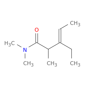 3-Pentenamide, 3-ethyl-N,N,2-trimethyl-, (3E)-