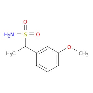 1-(3-Methoxyphenyl)ethane-1-sulfonamide