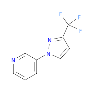 Pyridine, 3-[3-(trifluoromethyl)-1H-pyrazol-1-yl]-