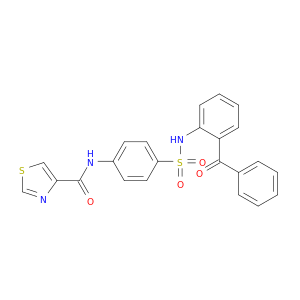 4-Thiazolecarboxamide, N-[4-[[(2-benzoylphenyl)amino]sulfonyl]phenyl]-