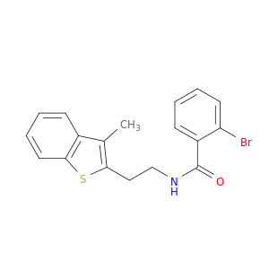 Benzamide, 2-bromo-N-[2-(3-methylbenzo[b]thien-2-yl)ethyl]-