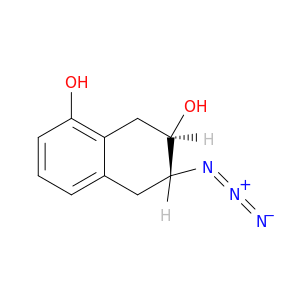 1,7-Naphthalenediol, 6-azido-5,6,7,8-tetrahydro-, trans-