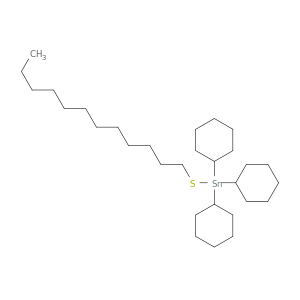 Stannane, tricyclohexyl(dodecylthio)-