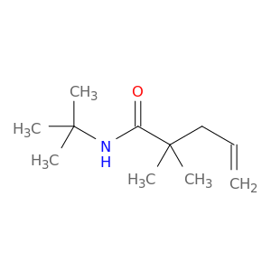 4-Pentenamide, N-(1,1-dimethylethyl)-2,2-dimethyl-