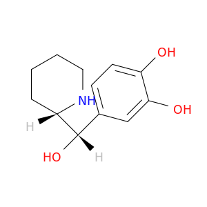 1,2-Benzenediol, 4-[(S)-hydroxy-(2S)-2-piperidinylmethyl]-