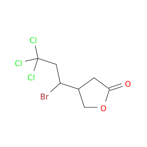2(3H)-Furanone, 4-(1-bromo-3,3,3-trichloropropyl)dihydro-