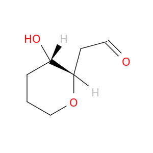 2H-Pyran-2-acetaldehyde, tetrahydro-3-hydroxy-, cis-