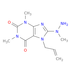 7-ALLYL-8-(1-METHYLHYDRAZINYL)THEOPHYLLINE