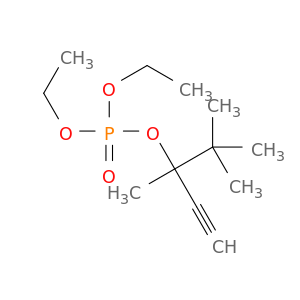 Phosphoric acid, 1-(1,1-dimethylethyl)-1-methyl-2-propynyl diethyl ester