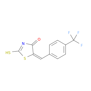 2-硫代-5-(4-三氟甲基-苯亚甲基)-四氢噻唑-4-酮