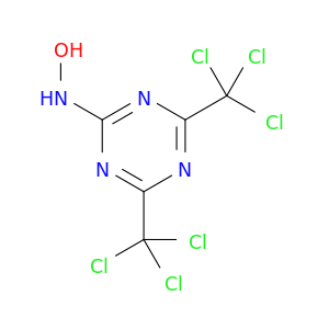 1,3,5-Triazin-2-amine,N-hydroxy-4,6-bis(trichloromethyl)-