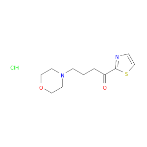 4-(4-morpholinyl)-1-(2-thiazolyl)-1-butanone hydrochloride