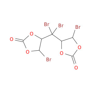 1,3-Dioxolan-2-one, 4,4'-(dibromomethylene)bis[5-bromo-